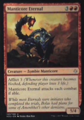Manticore Eternal - Hour of Devastation: #103, Magic: The Gathering Nm R191