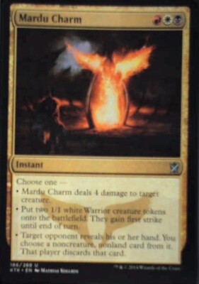 Mardu Charm - Khans of Tarkir: #186, Magic: The Gathering Nm R157