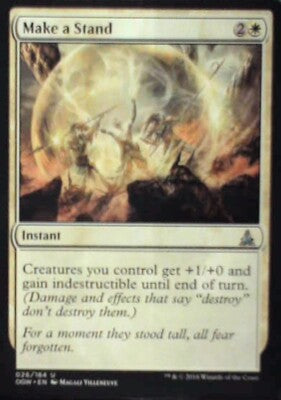 Make a Stand - Oath of the Gatewatch: #26, Magic: The Gathering Nm R243