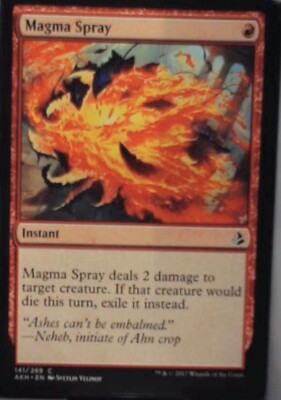 Magma Spray - Amonkhet: #141, Magic: The Gathering Nm R106