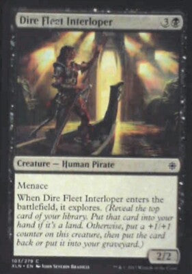 Dire Fleet Interloper - Ixalan: #103, Magic: The Gathering Nm R214