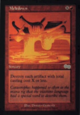 Meltdown - Urza's Saga: #203, Magic: The Gathering Nm R107