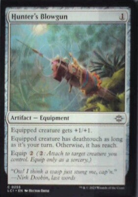Hunter's Blowgun - The Lost Caverns of Ixalan: #255, MTG Nm R183