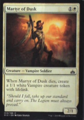 Martyr of Dusk - Rivals of Ixalan: #14, Magic: The Gathering Nm R181