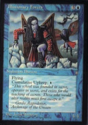 Illusionary Forces - Ice Age: #75, Magic: The Gathering Lp C334