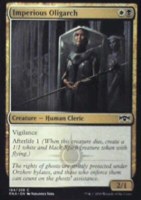 Imperious Oligarch - Ravnica Allegiance: #184, Magic: The Gathering Nm R240