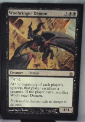 Woebringer Demon - Ravnica: City of Guilds: #113, Magic: The Gathering Nm R95