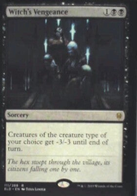 Witch's Vengeance - Throne of Eldraine: #111, Magic: The Gathering Nm R92
