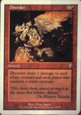 Disorder - 7th Edition: #179, Magic: The Gathering Nm R39
