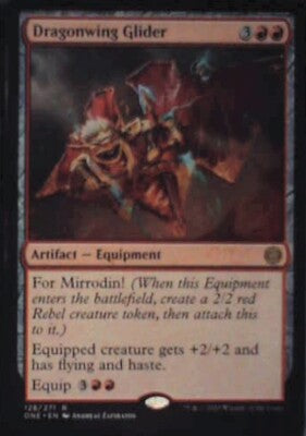 Dragonwing Glider - Phyrexia: All Will Be One: #128, MTG Nm R238