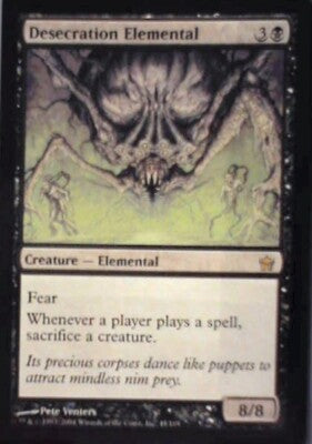 Desecration Elemental - Fifth Dawn: #45, Magic: The Gathering Nm R125