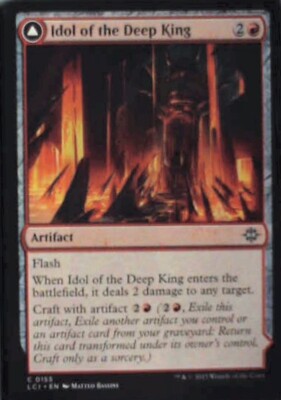 Idol of the Deep King - The Lost Caverns of Ixalan: #155, MTG Nm R203