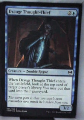 Draugr Thought-Thief - Kaldheim: #55, Magic: The Gathering Nm R169