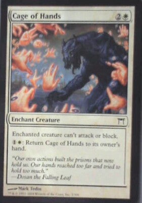 Cage of Hands - Champions of Kamigawa: #3, Magic: The Gathering Nm R228