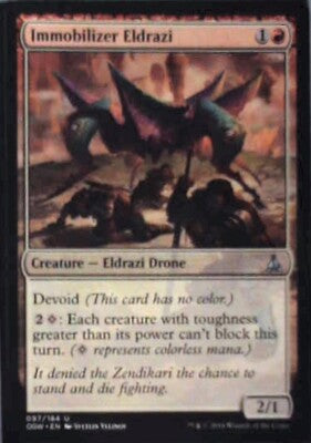 Immobilizer Eldrazi - Oath of the Gatewatch: #97, Magic: The Gathering Nm R159