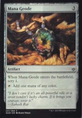 Mana Geode - War of the Spark: #241, Magic: The Gathering Nm R230