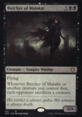 Butcher of Malakir - Commander: Innistrad: Crimson Vow: #123 Nm R239