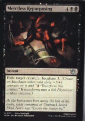 Merciless Repurposing - March of the Machine: #117, Magic: The Gathering Nm R201