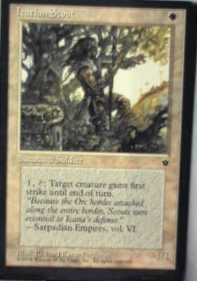 Icatian Scout (Ferguson) - Fallen Empires: #13a, Magic: The Gathering Lp R112