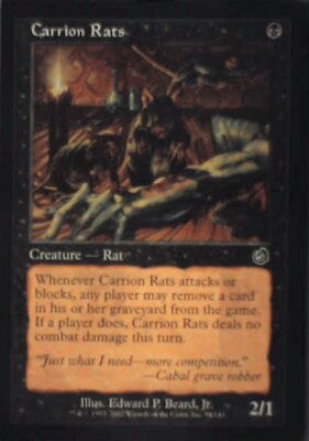 Carrion Rats - Torment: #54, Magic: The Gathering Nm R231