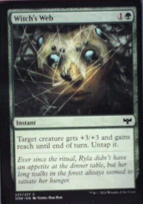 Witch's Web - Innistrad: Crimson Vow: #227, Magic: The Gathering Nm R217