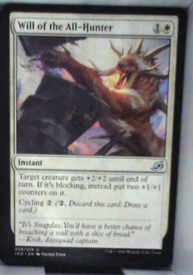Will of the All-Hunter - Ikoria: Lair of Behemoths: #38, MTG Nm R213