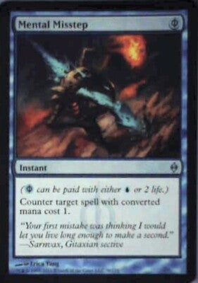 Mental Misstep - New Phyrexia: #38, Magic: The Gathering Nm R208