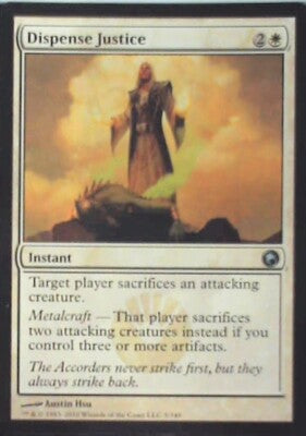 Dispense Justice - Scars of Mirrodin: #5, Magic: The Gathering Nm R74