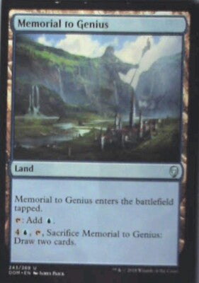 Memorial to Genius - Dominaria: #243, Magic: The Gathering Nm R183