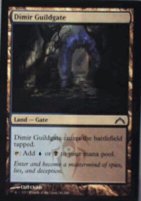 Dimir Guildgate - Gatecrash: #241, Magic: The Gathering Nm R156