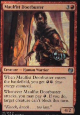 Maulfist Doorbuster - Kaladesh: #123, Magic: The Gathering Nm R202
