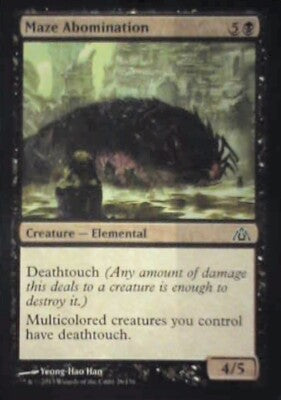 Maze Abomination - Dragon's Maze: #26, Magic: The Gathering Nm R127