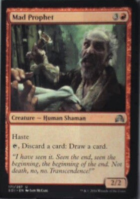 Mad Prophet - Shadows over Innistrad: #171, Magic: The Gathering Nm R87