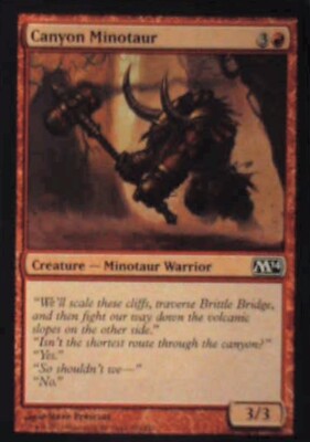 Canyon Minotaur - Magic 2010 (M10): #130, Magic: The Gathering Nm R137