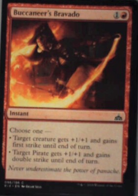 Buccaneer's Bravado - Rivals of Ixalan: #96, Magic: The Gathering Nm R201