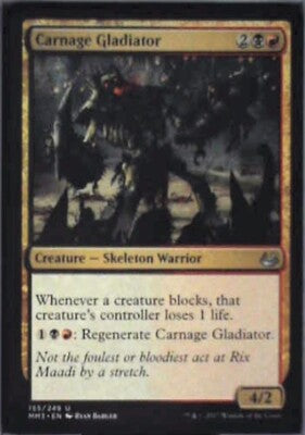 Carnage Gladiator - Modern Masters 2017: #155, Magic: The Gathering Nm R183