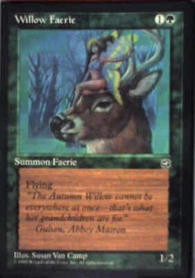 Willow Faerie - Homelands: #99a, Magic: The Gathering Nm R124