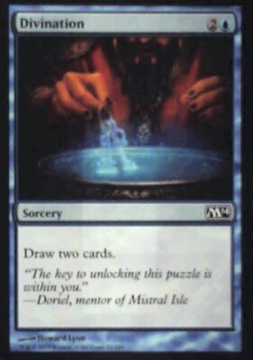 Divination - Magic 2014 (M14): #52, Magic: The Gathering Nm R222