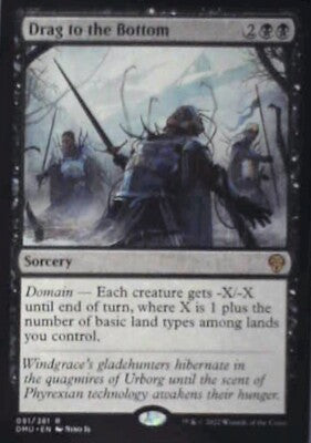 Drag to the Bottom - Dominaria United: #91, Magic: The Gathering Nm R130
