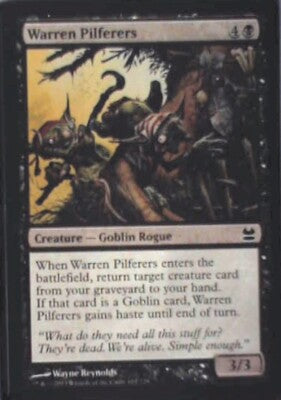Warren Pilferers - Modern Masters: #103, Magic: The Gathering Nm R168