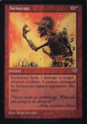Incinerate - Mirage: #184, Magic: The Gathering Nm R110