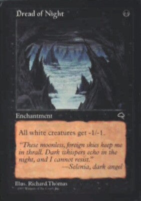 Dread of Night - Tempest: #130, Magic: The Gathering Nm R95