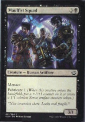 Maulfist Squad - Kaladesh: #91, Magic: The Gathering Nm R136
