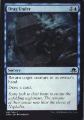 Drag Under - Eldritch Moon: #57, Magic: The Gathering Nm R150