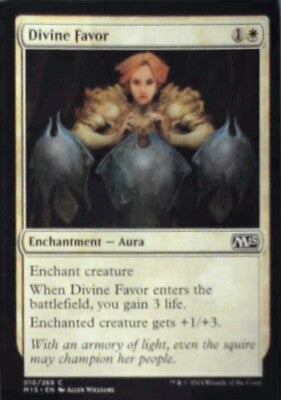Divine Favor - Magic 2015 (M15): #10, Magic: The Gathering Nm R136