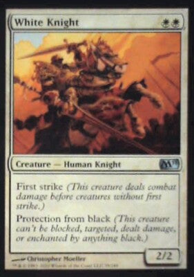 White Knight - Magic 2010 (M10): #41, Magic: The Gathering Nm R123