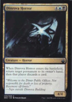 Dinrova Horror - Battlebond: #220, Magic: The Gathering Nm R130
