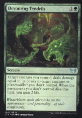 Devouring Tendrils - Strixhaven: School of Mages: #126, MTG Nm R243