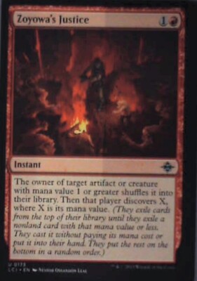 Zoyowa's Justice - The Lost Caverns of Ixalan: #173, MTG Nm R186