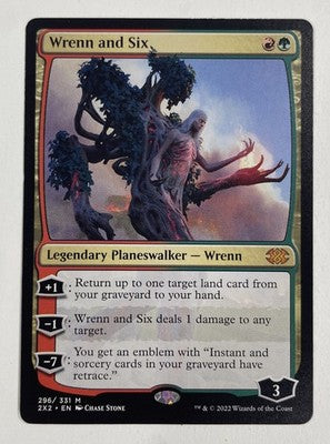 Wrenn And Six Double Masters LP Light Play MTG Magic The Gathering